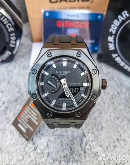 Часы Casio G-Shock 2100 Custom новые черные