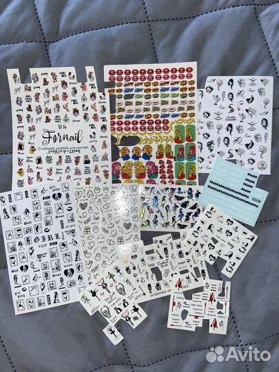 Слайдеры наклейки для ногтей