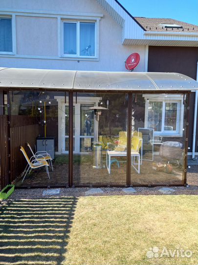 Мягкие окна на беседку