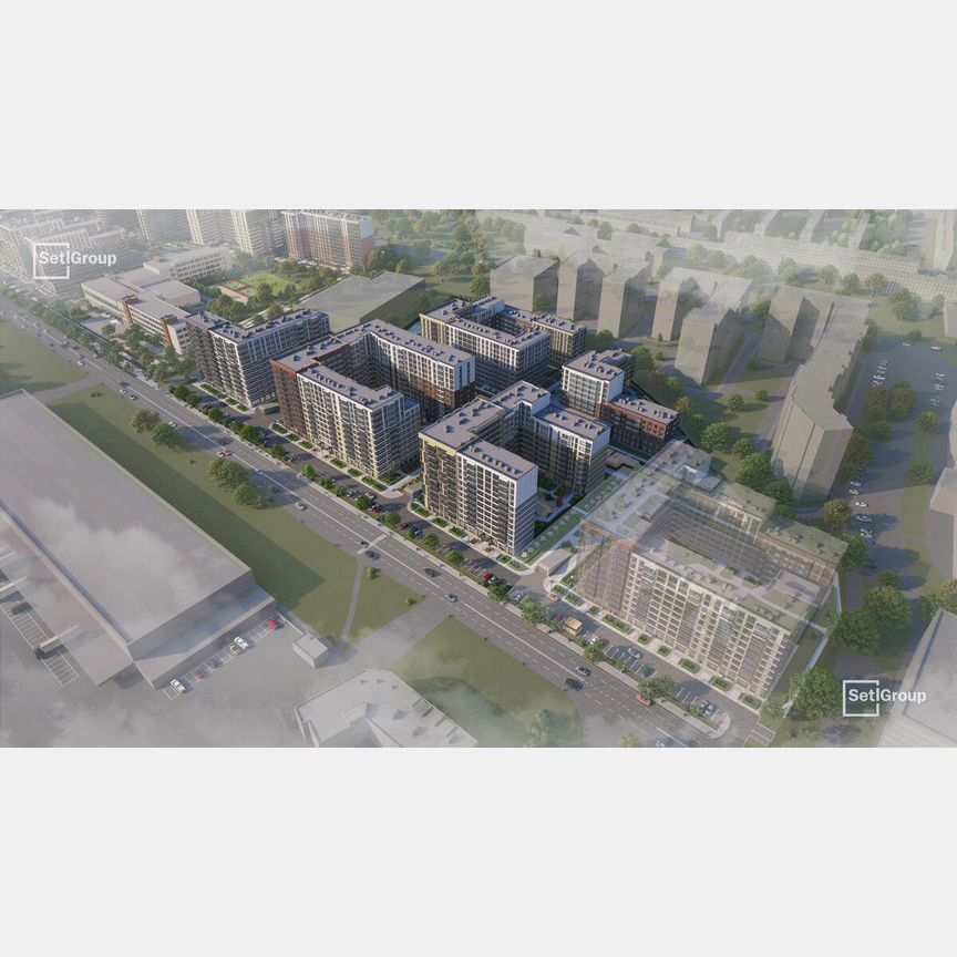 1-к. квартира, 39,6 м², 4/12 эт.