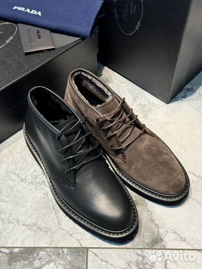Элегантные ботинки Prada для мужчин