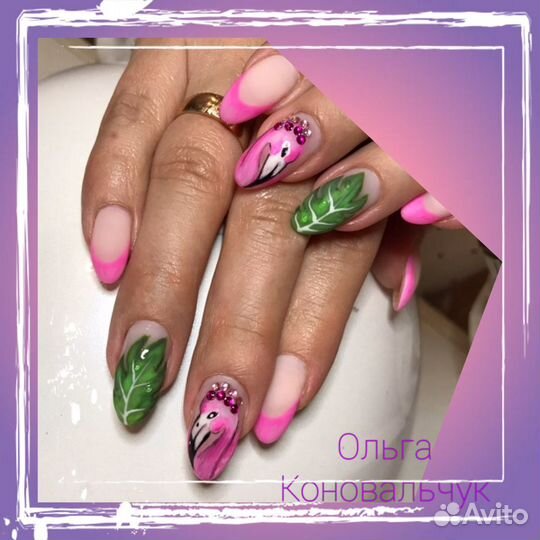 Покрытие, укрепление, наращивание, дизайн ногтей