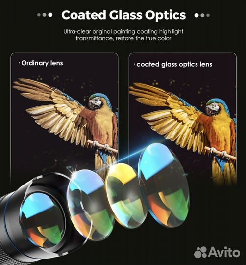 Телескопический объектив HD 36X универсальный