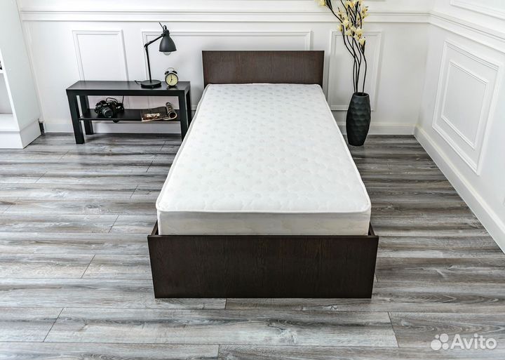 Кровать с матрасом 90х200 Марс