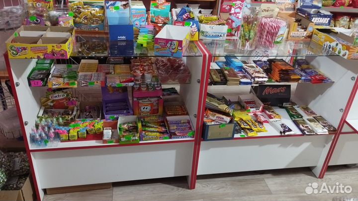 Полки стеллажи витрины