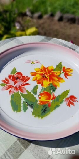 Поднос эмалированный 50х50