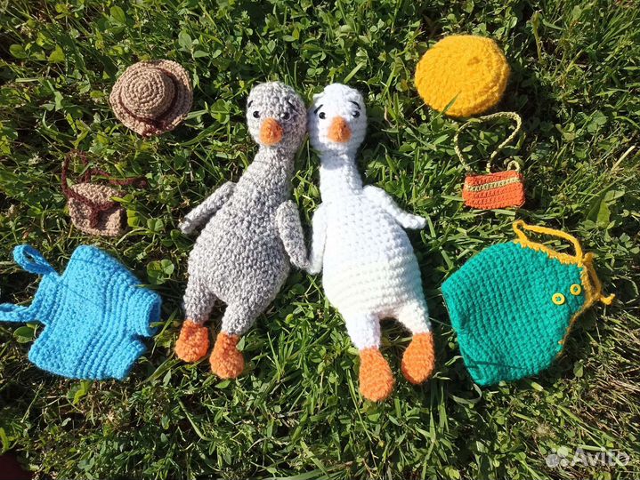 Вязаный гусь