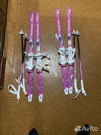 Лыжи детские для девочки