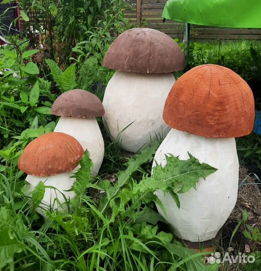 Фигуры садовые из дерева