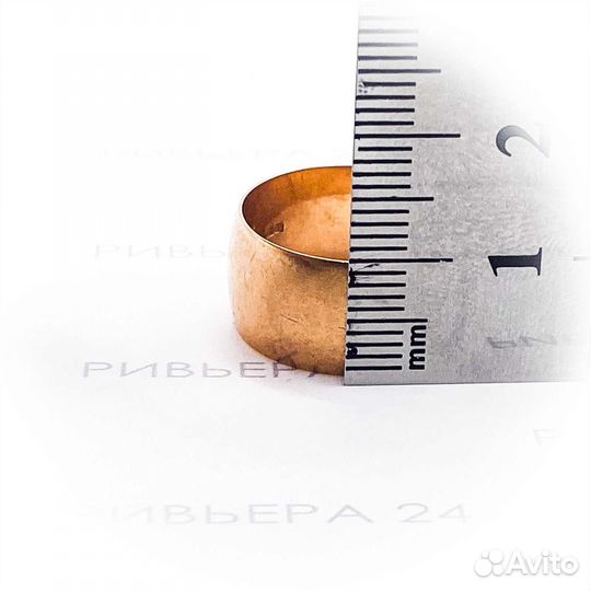 Золотое кольцо обручальная 583 пробы вес 7,31