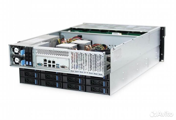 Серверный корпус ISServer 4U на 8,12,24,36*3.5