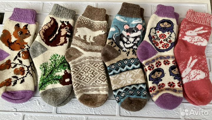 Шерстяные носки женские