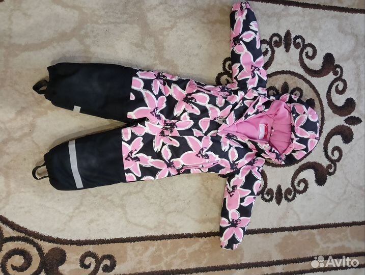 Зимний комбинезон для девочки 98