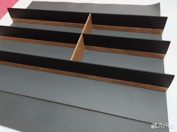 Лоток для столовых приборов массив + алюминий