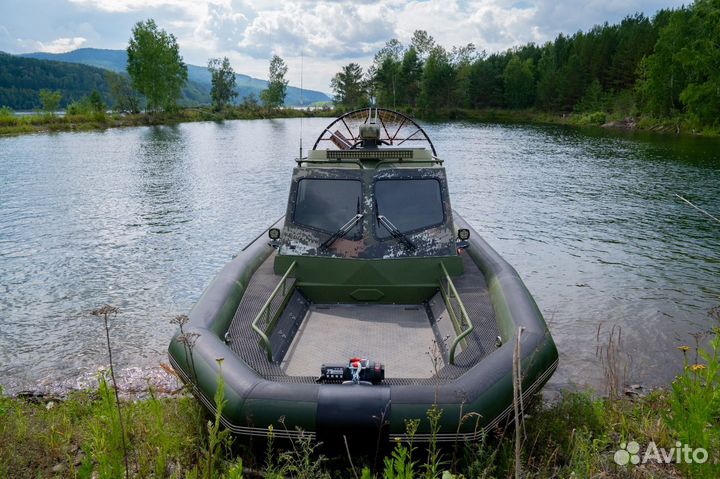 Аэролодка Север Охотник 650К2 с пробегом