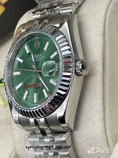 Часы Rolex datejust green 41mm