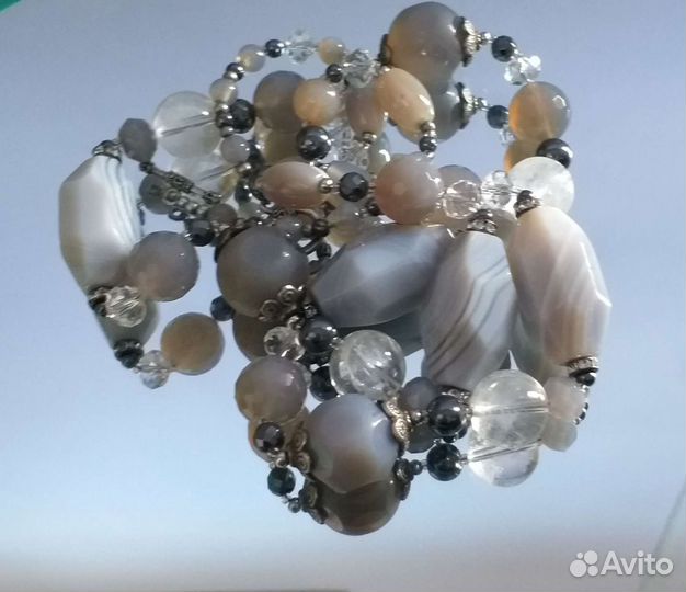 Бусы натуральные камни