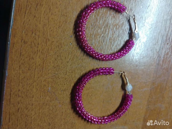 Серьги из бисера