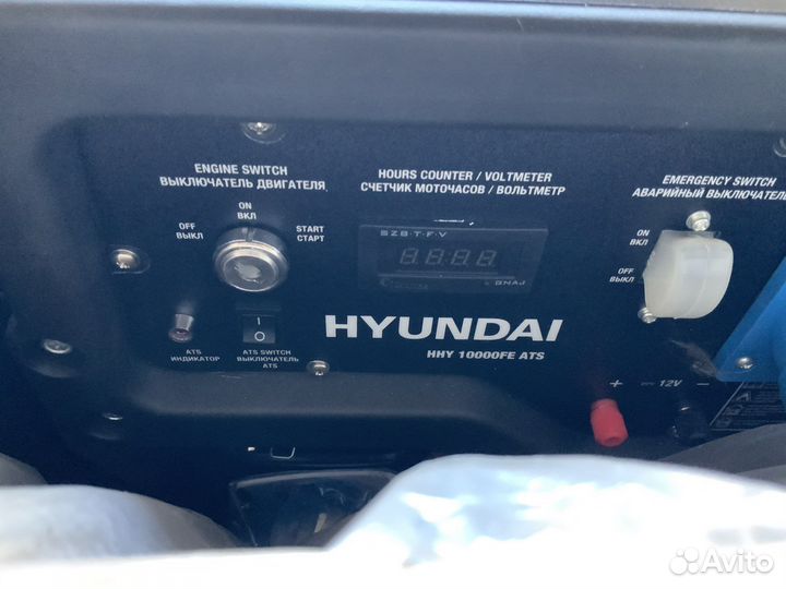 Генератор бензиновый Hyundai 8 кВт HHY 10000FE ATS