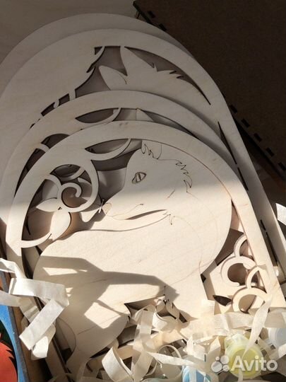 Уникальная 3д раскраска из дерева