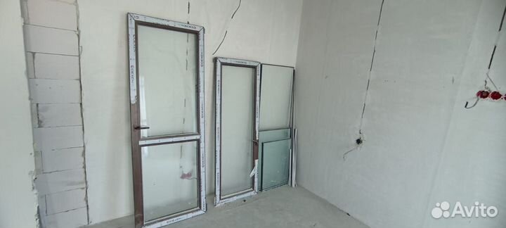 Балконный блок с дверью бу