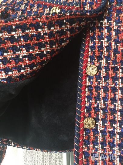 Жакет твидовый с люрексом