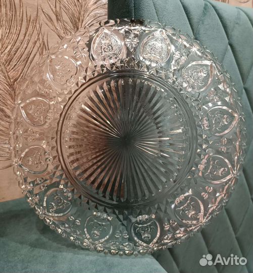 Блюдо Хрусталь