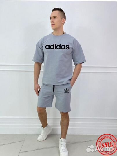 Спортивный костюм adidas (футболка+шорты)