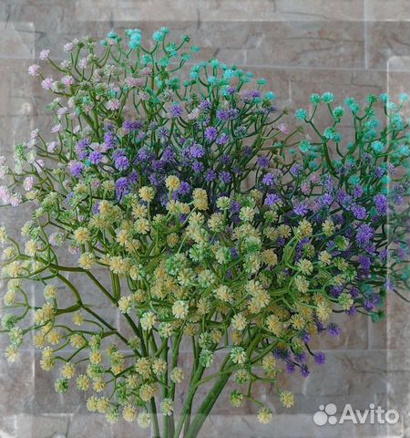 Искусственная зелень Гипсофила радужная