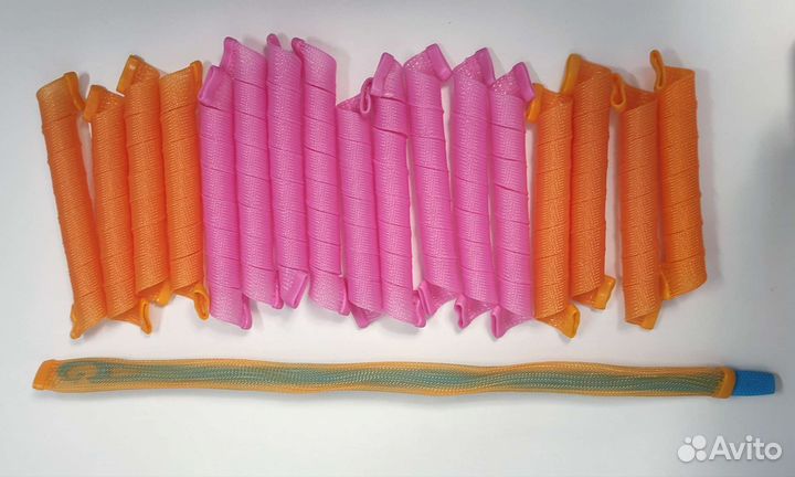 Бигуди спиральные мягкие