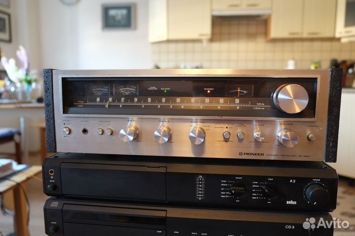 Pioneer SX-590 прекрасный винтажный ресивер