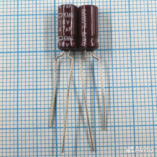 47uF 16v 16v47uF 5x11 KMG - Электролитический конд