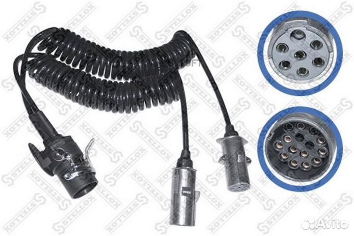Stellox 8801618SX кабель спиральный 2 провода, цен