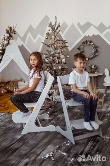 Детский растущий стул