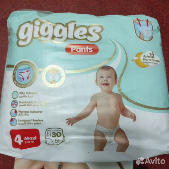 Памперсы детские 4 и 3