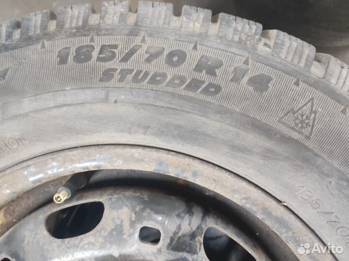 Штампованные колеса Michelin X-Ice 185/70 R14 88T