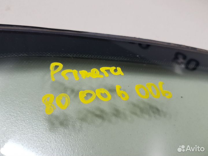 Форточка двери R.R. Nissan Primera P12 (2001-2008)