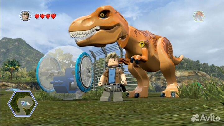 Lego Jurassic World xbox 360 Диск