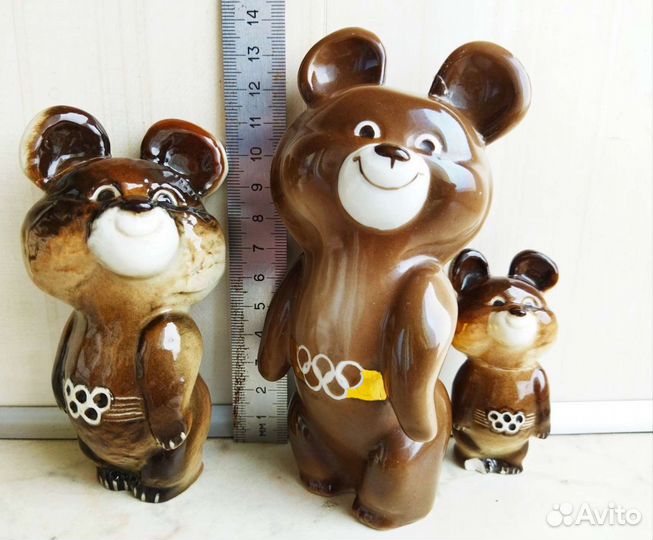 Лфз СССР олимпийский мишка Статуэтки