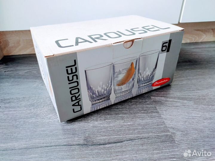 Новый набор стаканов Pasabahce Carousel 6 шт