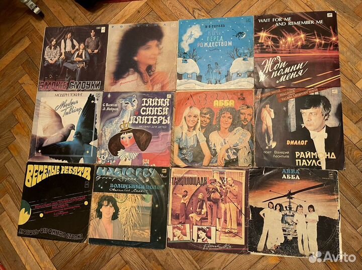 Граммпластинки мелодия. Оригинал. СССР