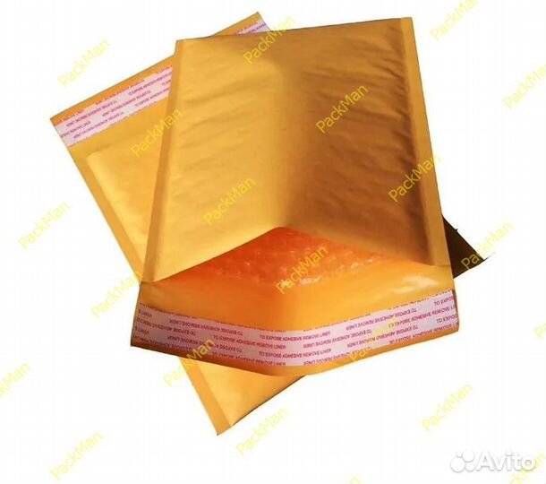 Крафт-конверты из впп с клеевым клапаном