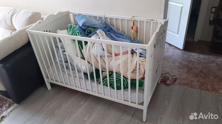 Кроватка IKEA хенсвик