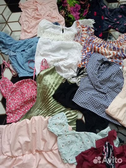 Топы майки футболки женские пакетом