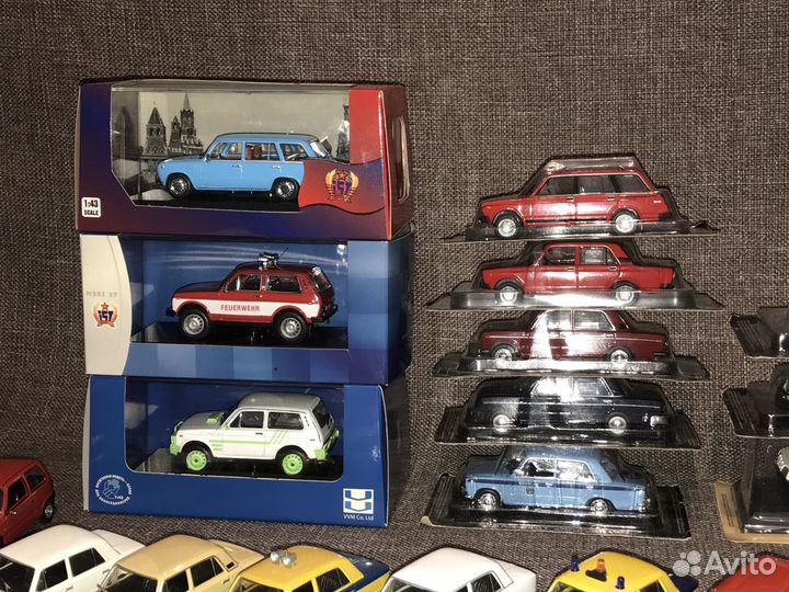 Модели автомобилей ваз 1:43