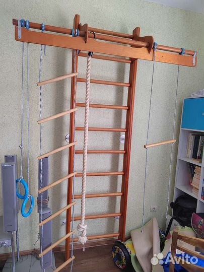 Детская шведская стенка деревянная