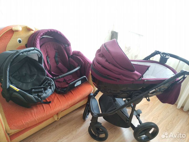 Коляска 3 в 1 Адамекс