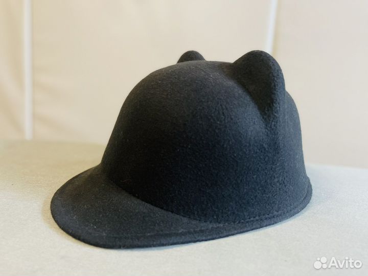 Шляпа кепка фетровая с ушками
