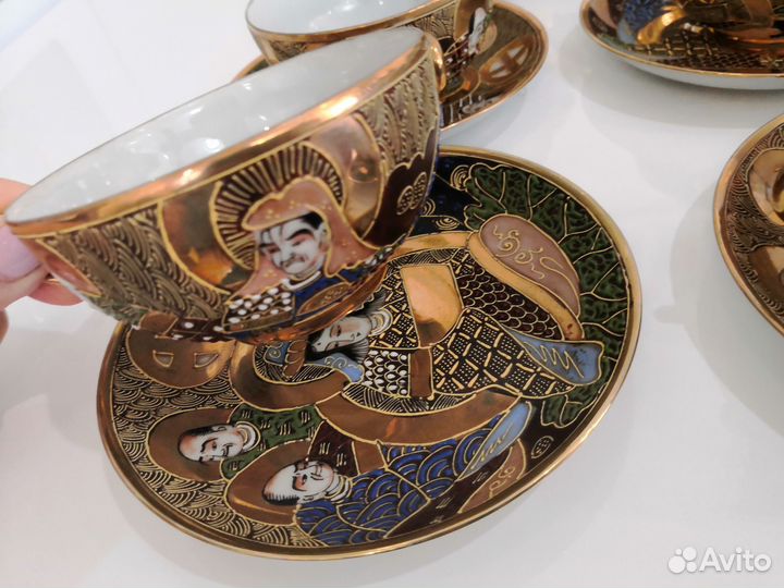 Антикварный японский сервиз на 12 персон