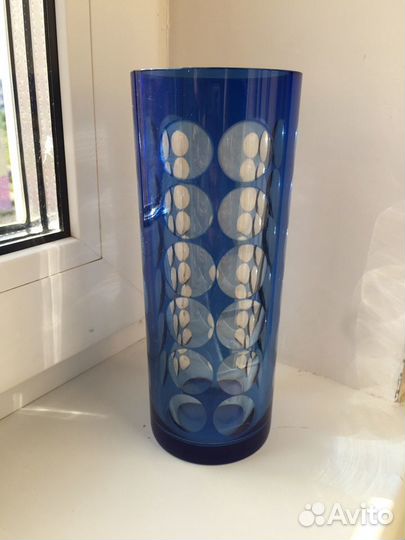 Вазы цветное стекло